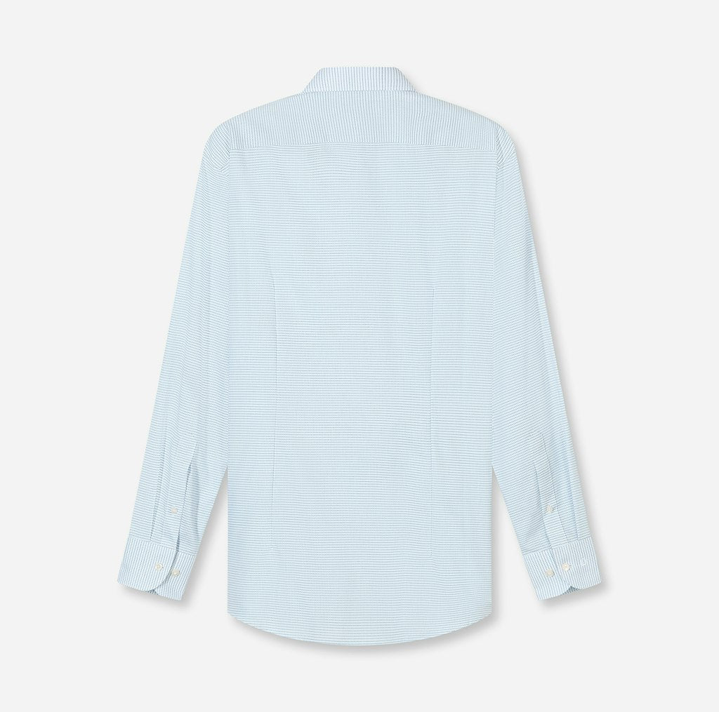 Hemden lange mouw blauw OLYMP