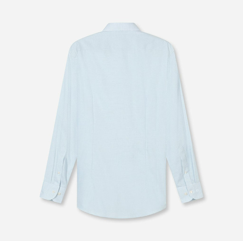 Hemden lange mouw blauw OLYMP