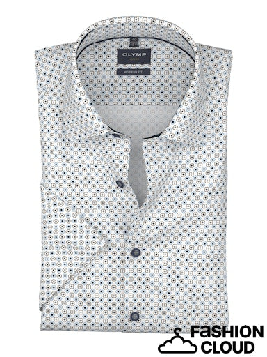 Hemden korte mouw wit OLYMP