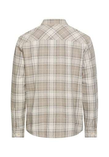 Hemden lange mouw blauw Camel active