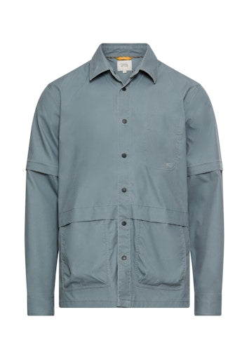 Hemden lange mouw blauw Camel active