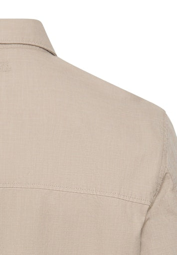 Hemden lange mouw beige Camel active