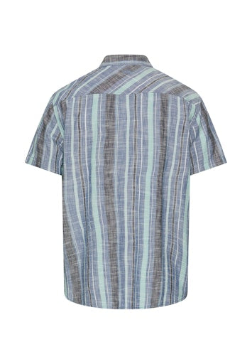 Hemden korte mouw navy Camel active