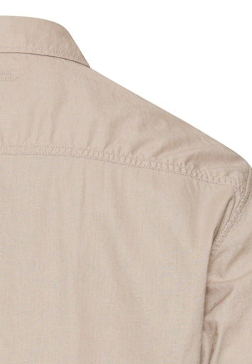 Hemden lange mouw beige Camel active
