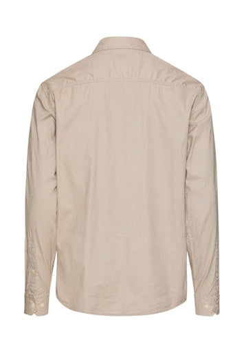 Hemden lange mouw beige Camel active