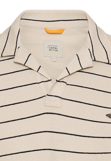 Polo's korte mouw beige Camel active