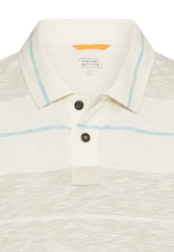 Polo's korte mouw beige Camel active