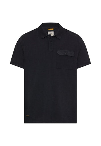 Polo's korte mouw navy Camel active