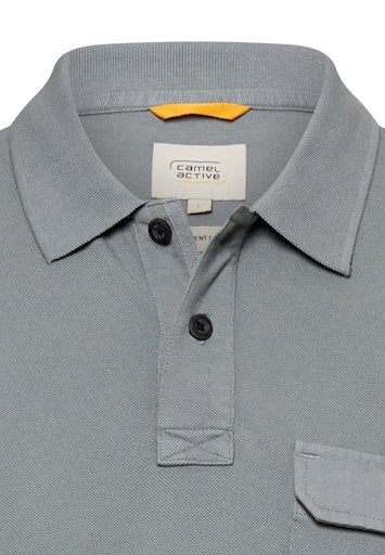 Polo's korte mouw blauw Camel active