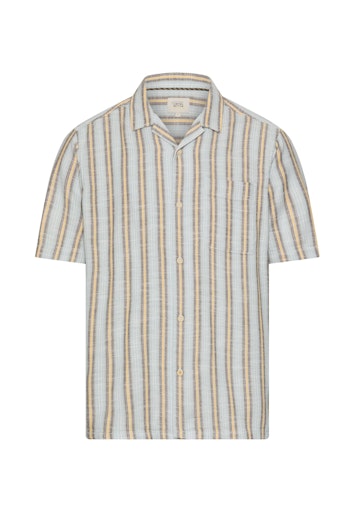 Hemden korte mouw navy Camel active