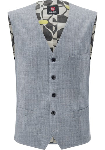 Kostuumgilets blauw CLUB of GENTS