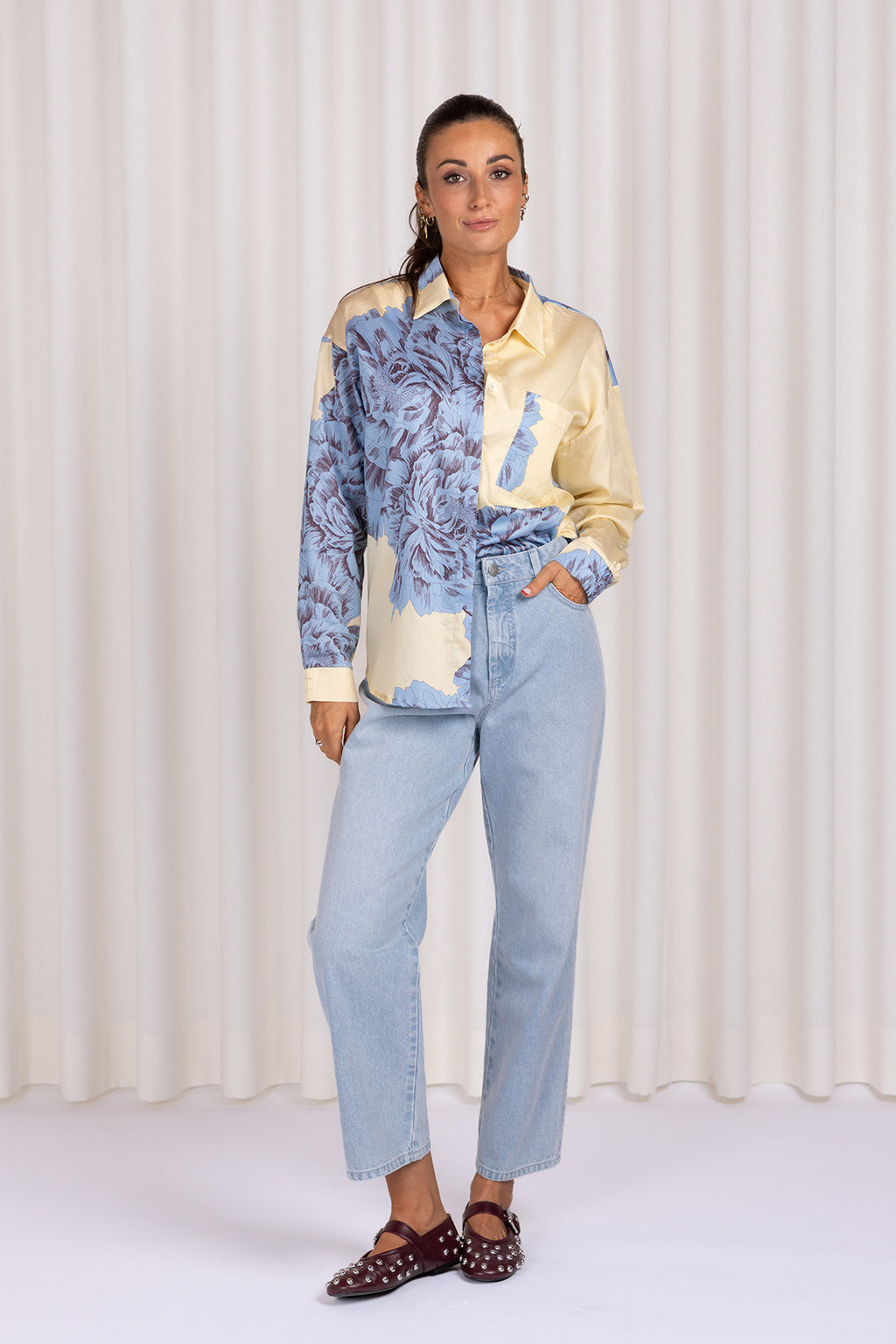 Blouses lange mouw multicolor Four Roses