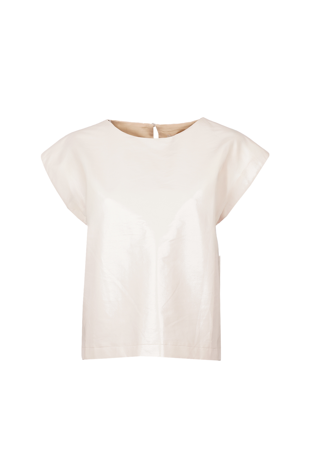 Blouses korte mouw beige March23