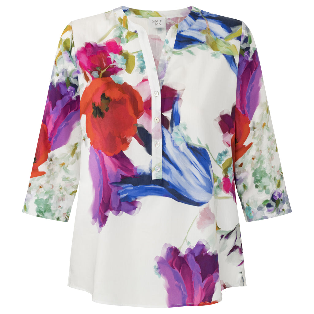 Blouses lange mouw multicolor Sommermann