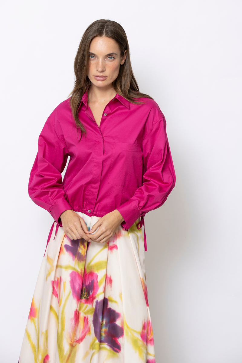 Blouses lange mouw roze Gigue