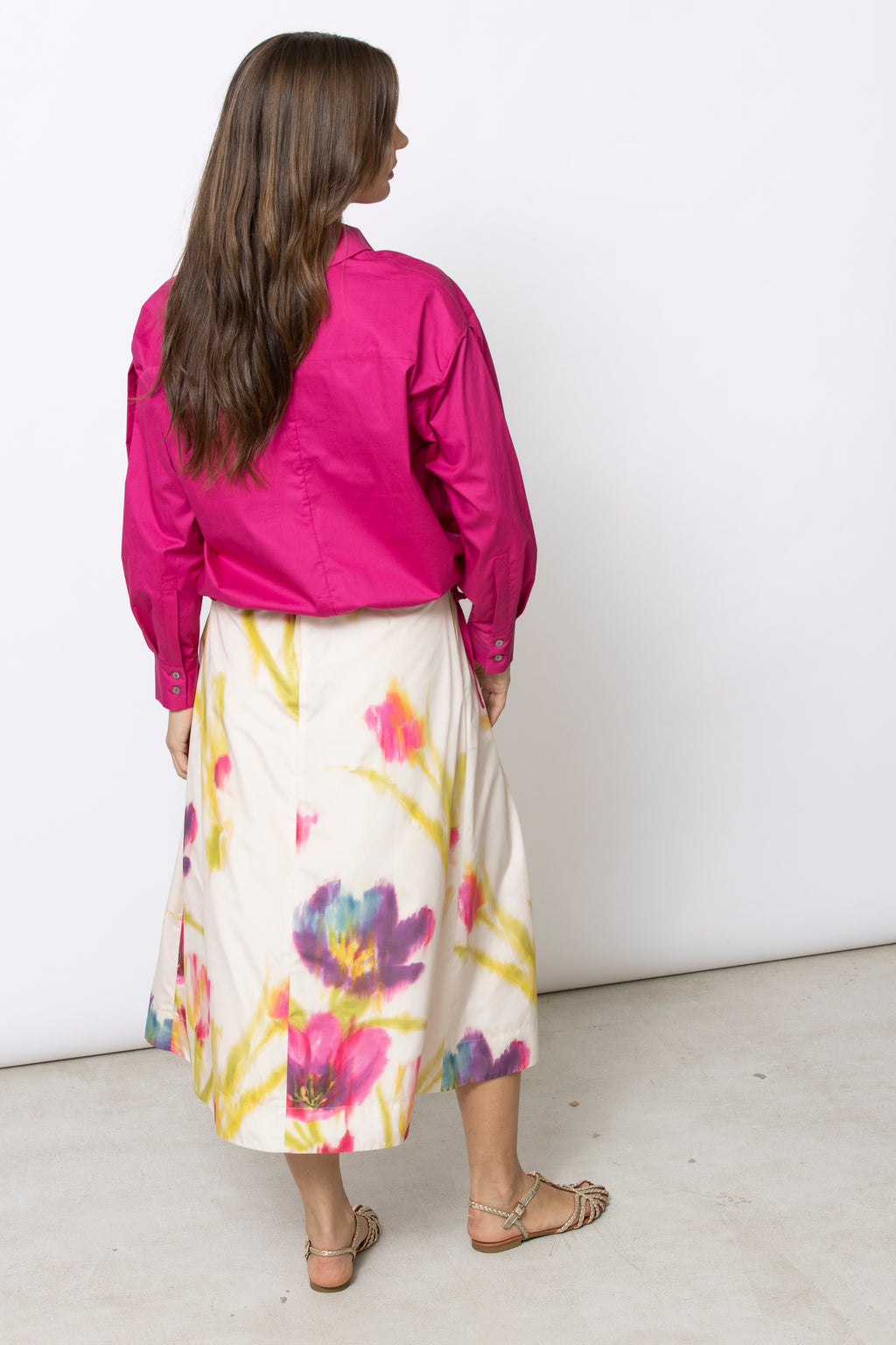 Blouses lange mouw roze Gigue