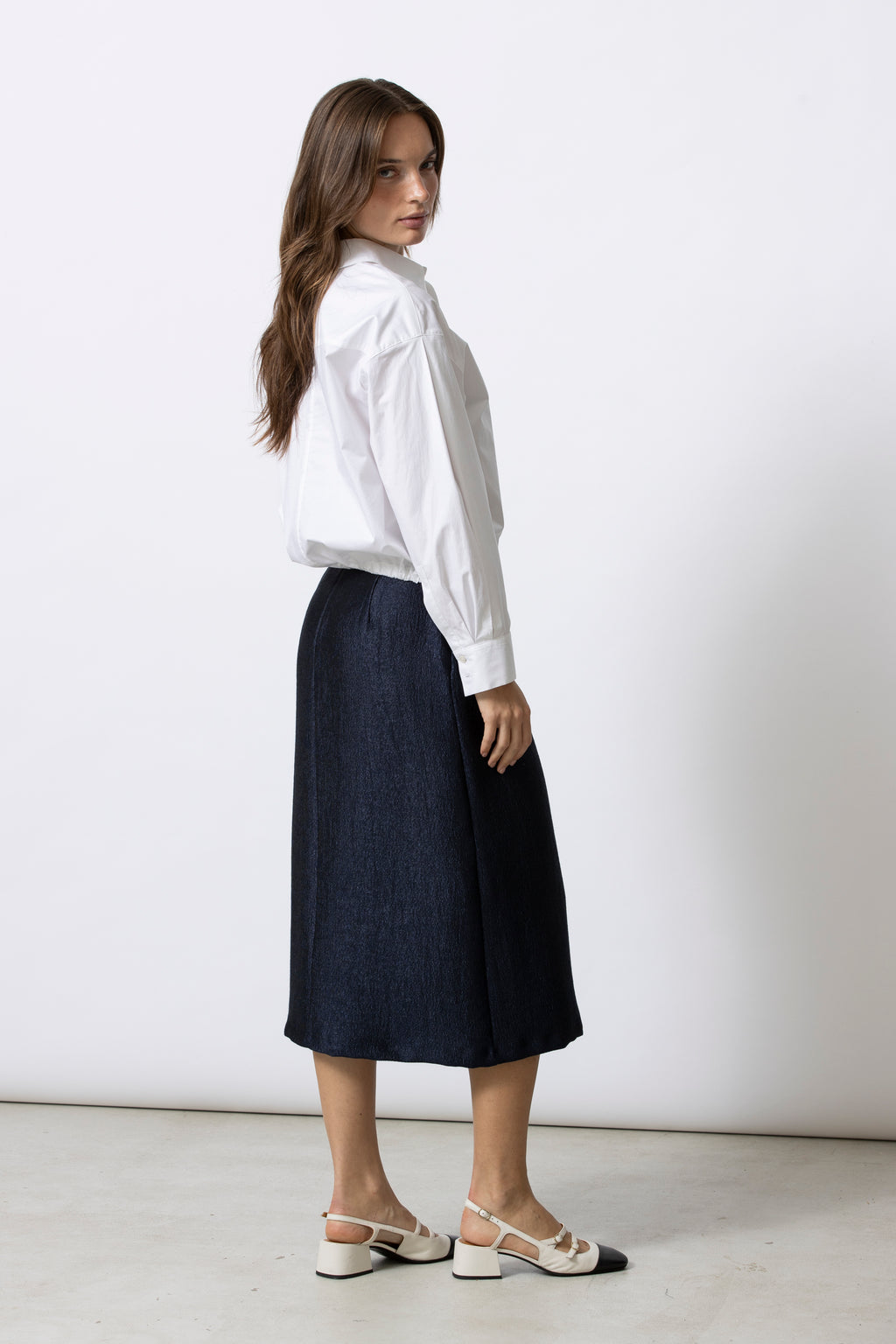 Blouses lange mouw wit Gigue