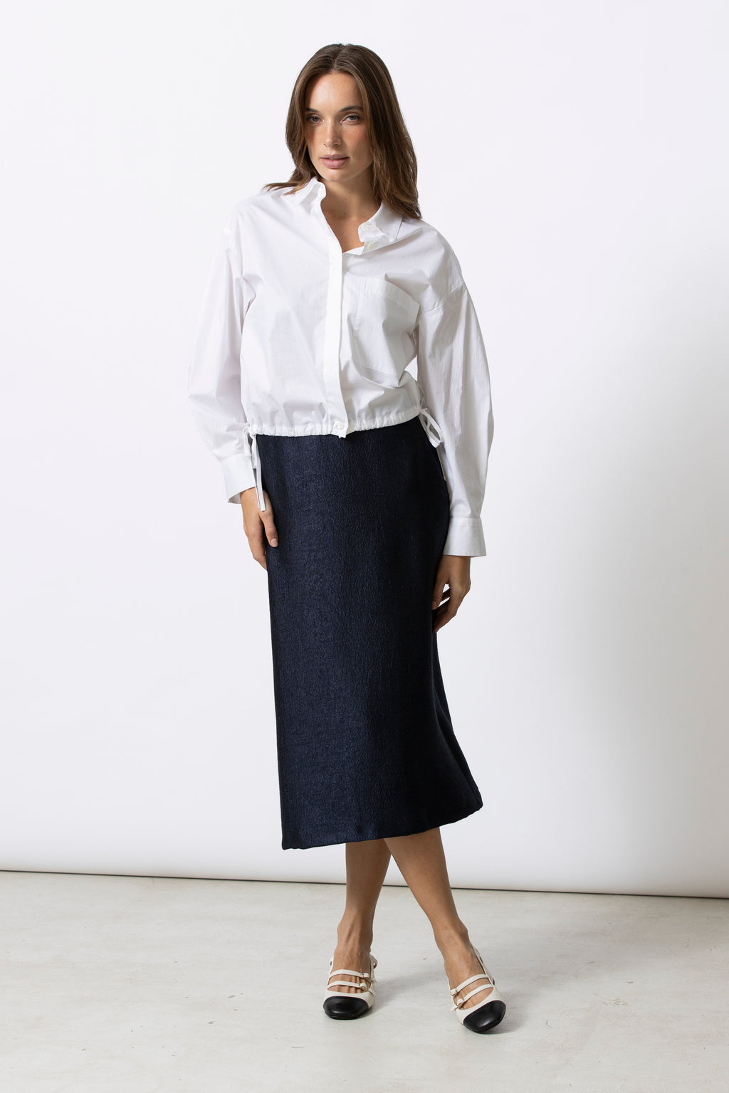 Blouses lange mouw wit Gigue