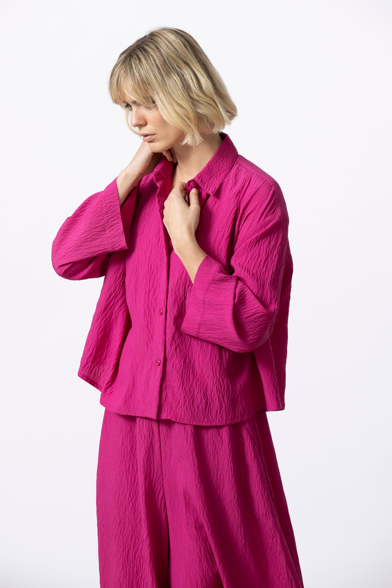 Blouses lange mouw roze Gigue