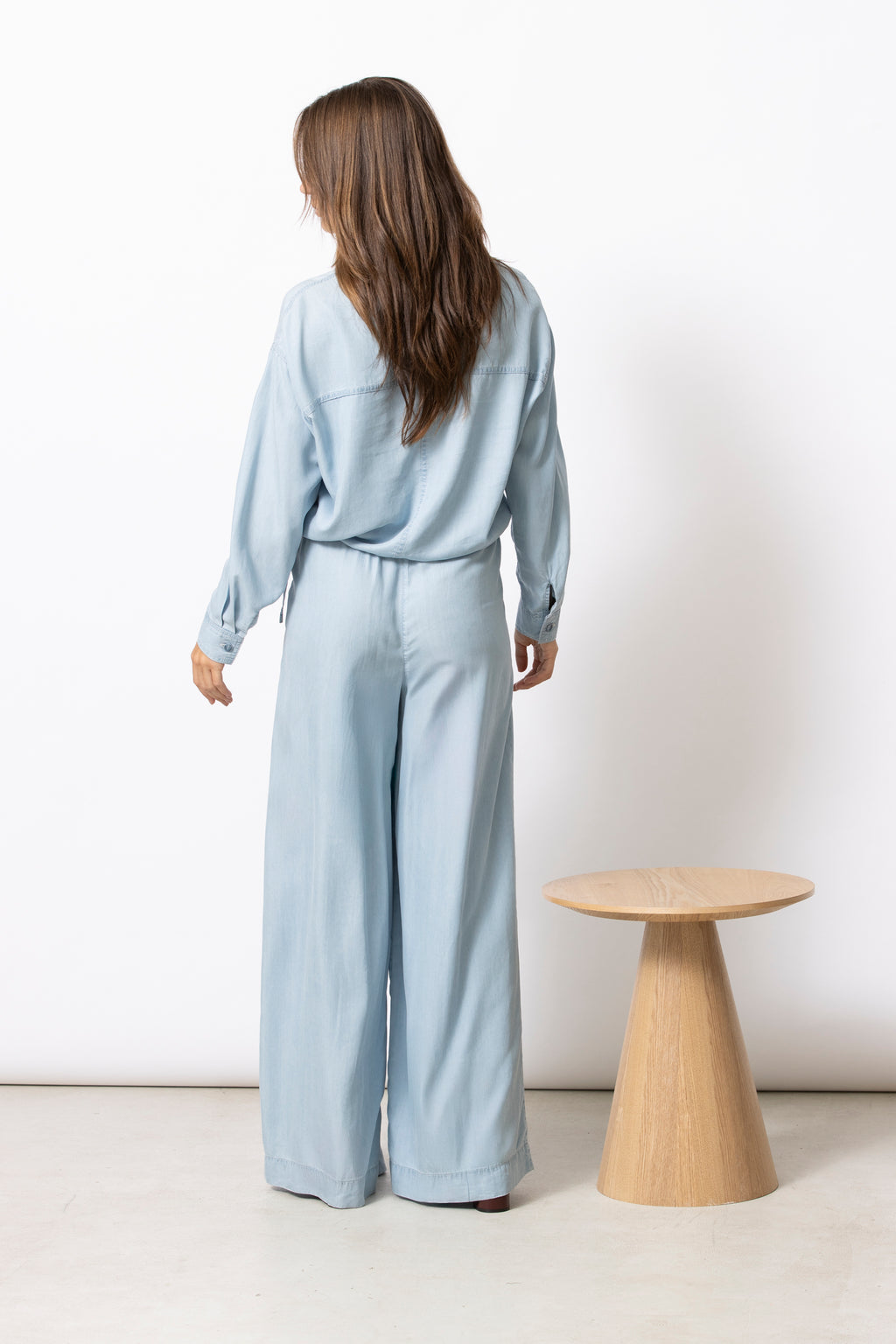 Blouses lange mouw blauw Gigue