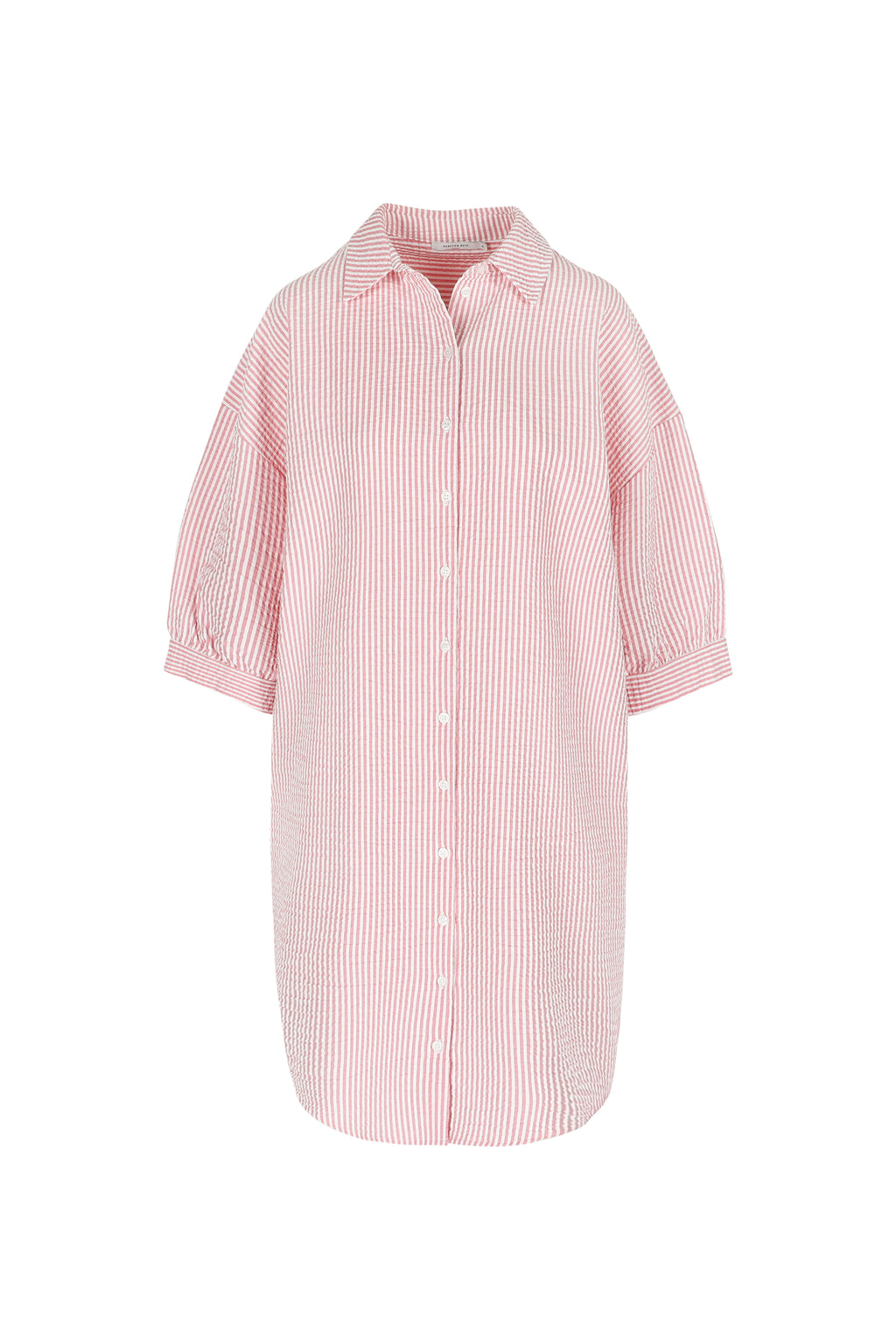 Jurken korte mouw roze Hampton Bays