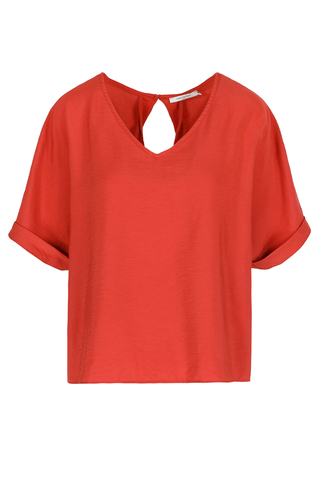 Blouses korte mouw rood Hampton Bays