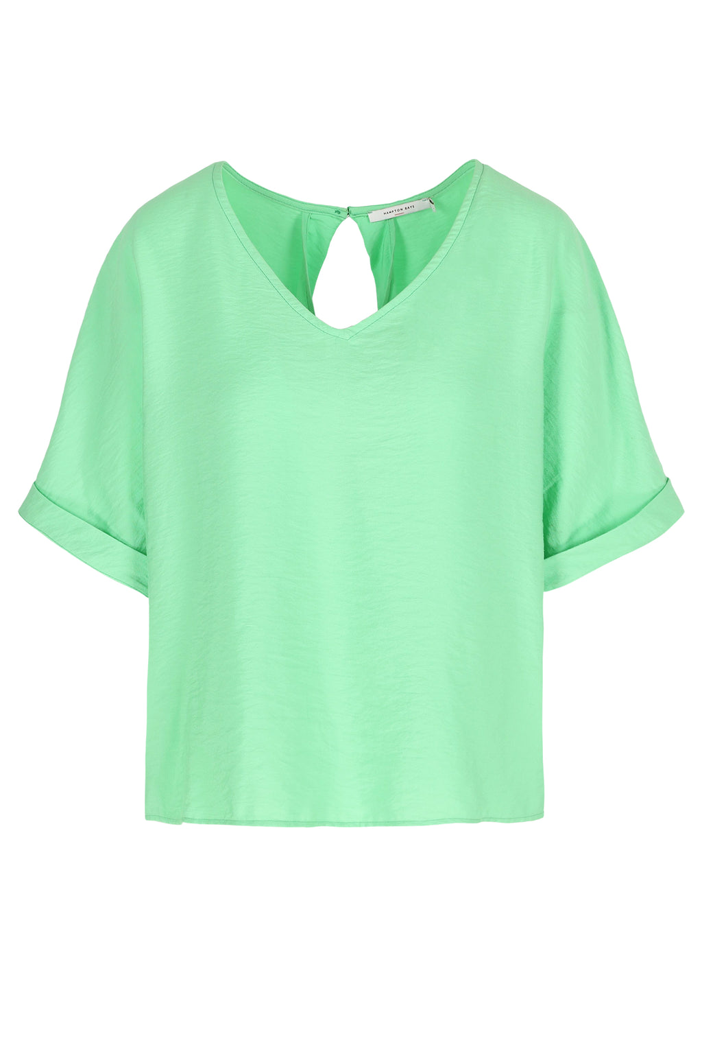 Blouses korte mouw groen Hampton Bays