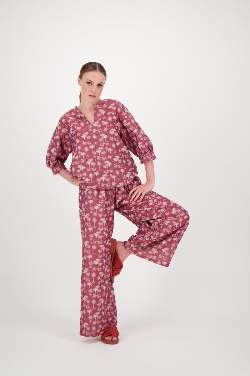 Blouses lange mouw bruin Hampton Bays