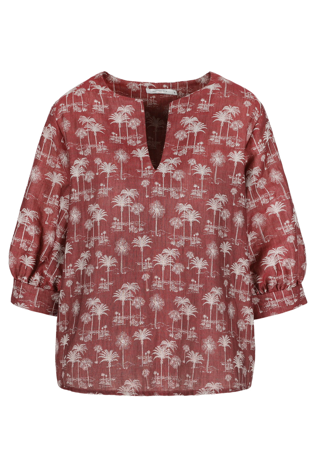 Blouses lange mouw bruin Hampton Bays