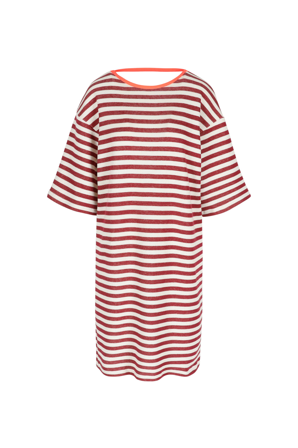 Jurken korte mouw rood Hampton Bays