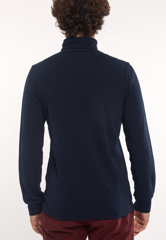 T-shirts lange mouw navy River Woods