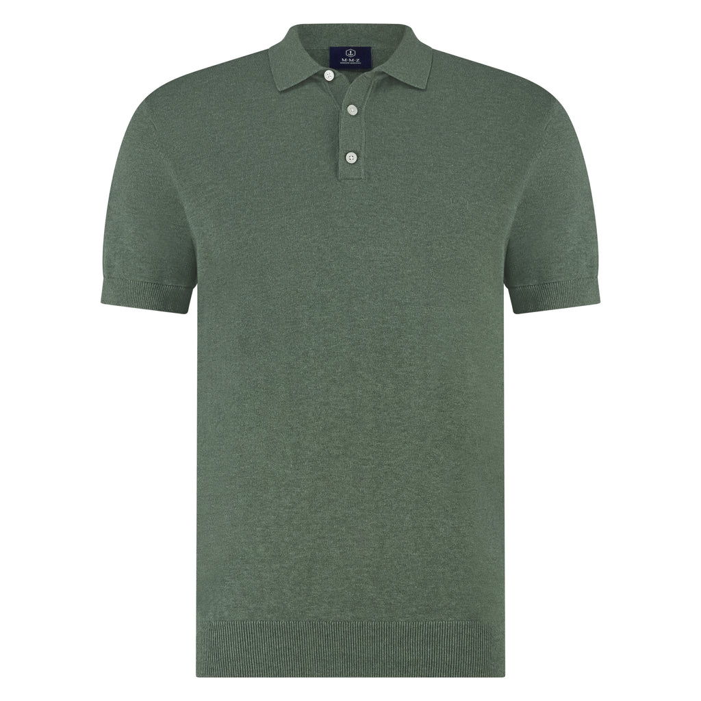 Polo's korte mouw groen Marco Manzini