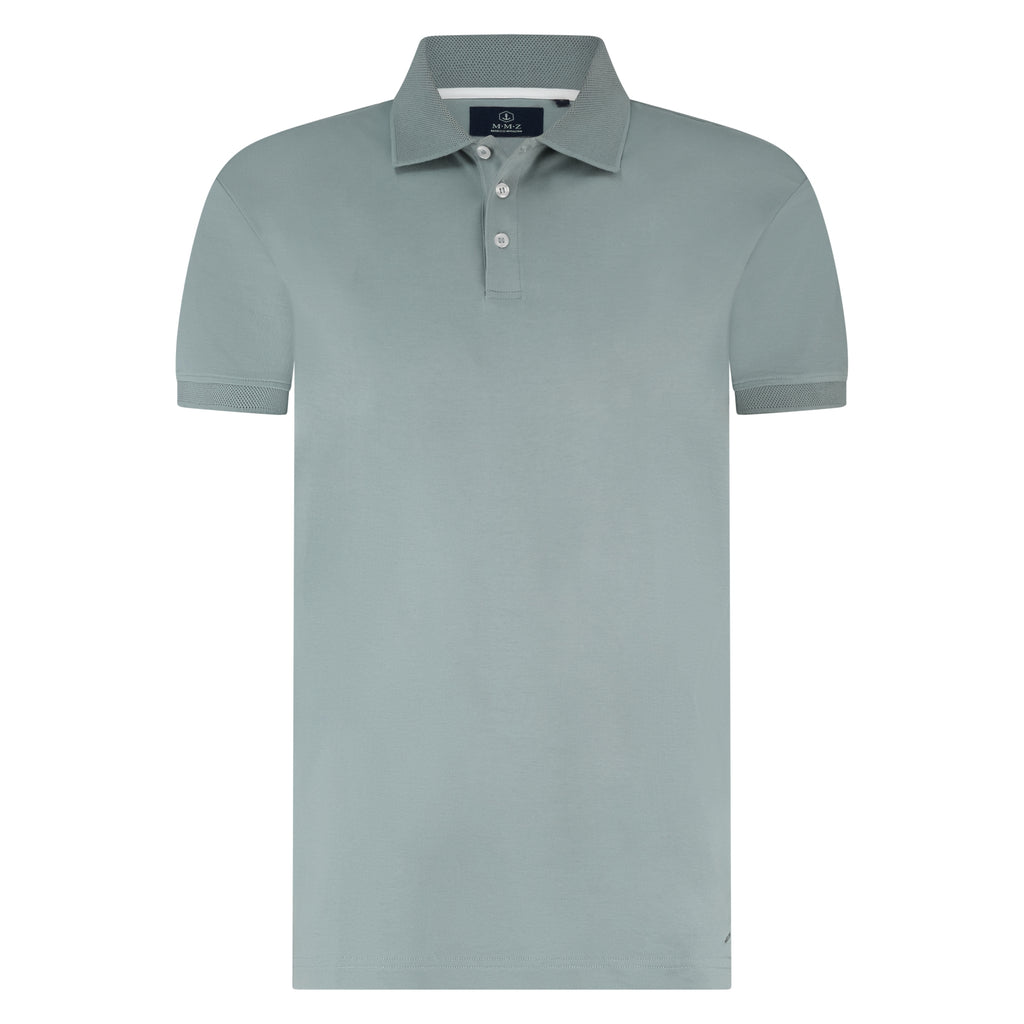 Polo's korte mouw grijs Marco Manzini