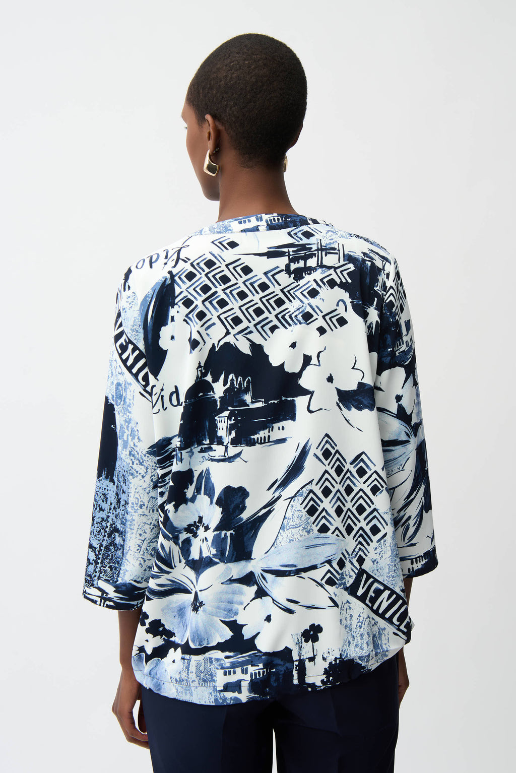 Blouses lange mouw multicolor Joseph Ribkoff