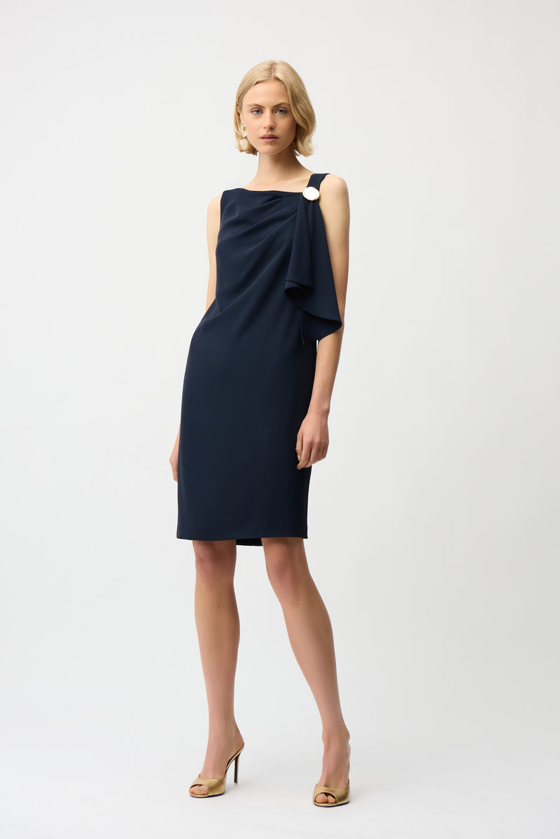Jurken zonder mouw navy Joseph Ribkoff