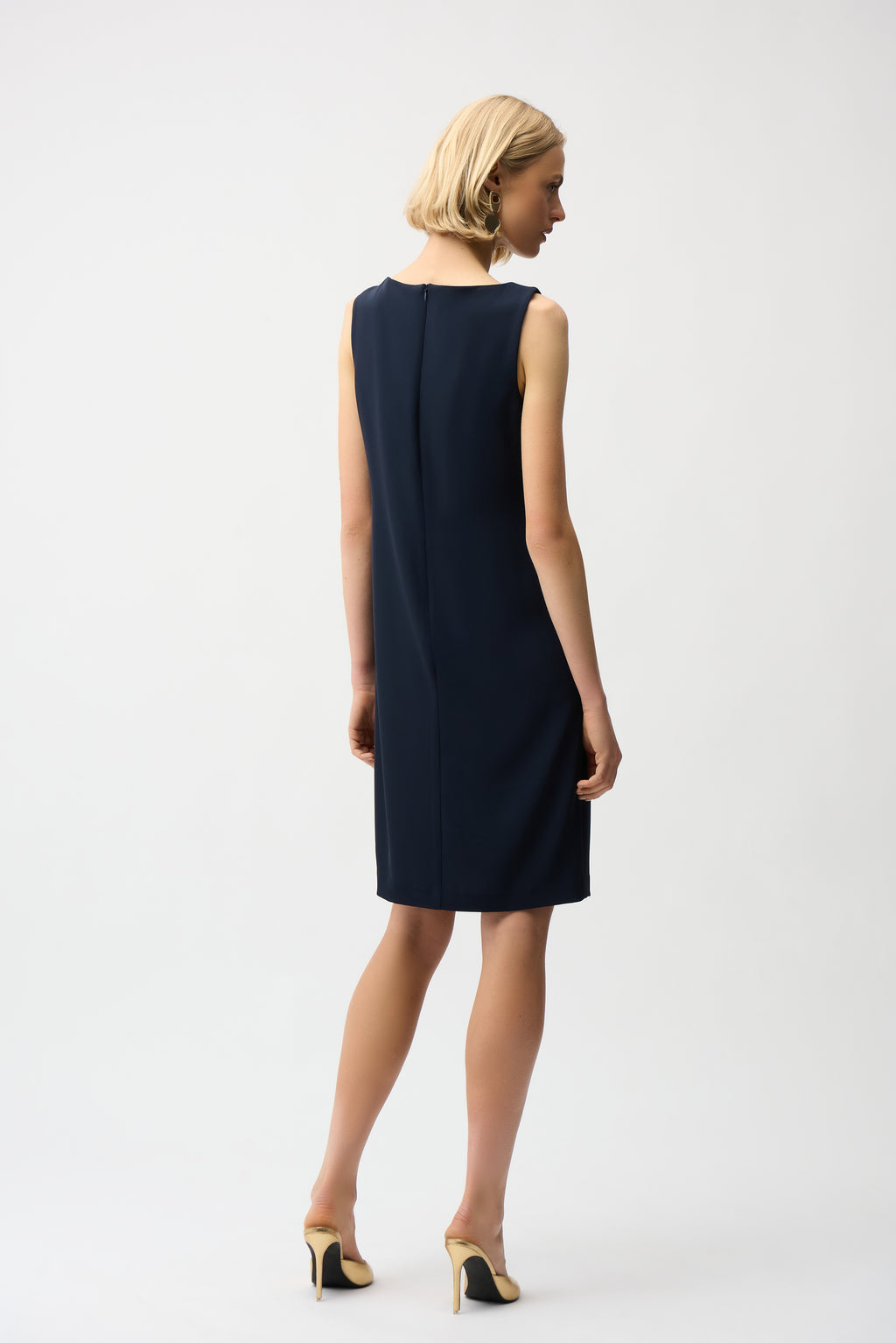 Jurken zonder mouw navy Joseph Ribkoff