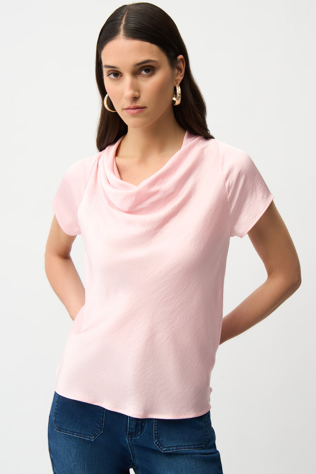 Blouses korte mouw roze Joseph Ribkoff