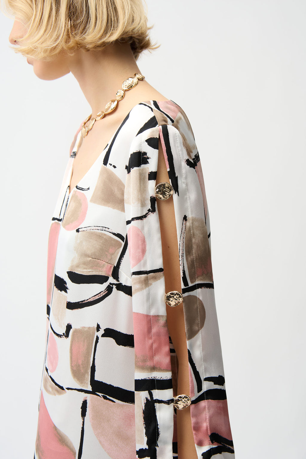 Jurken korte mouw multicolor Joseph Ribkoff