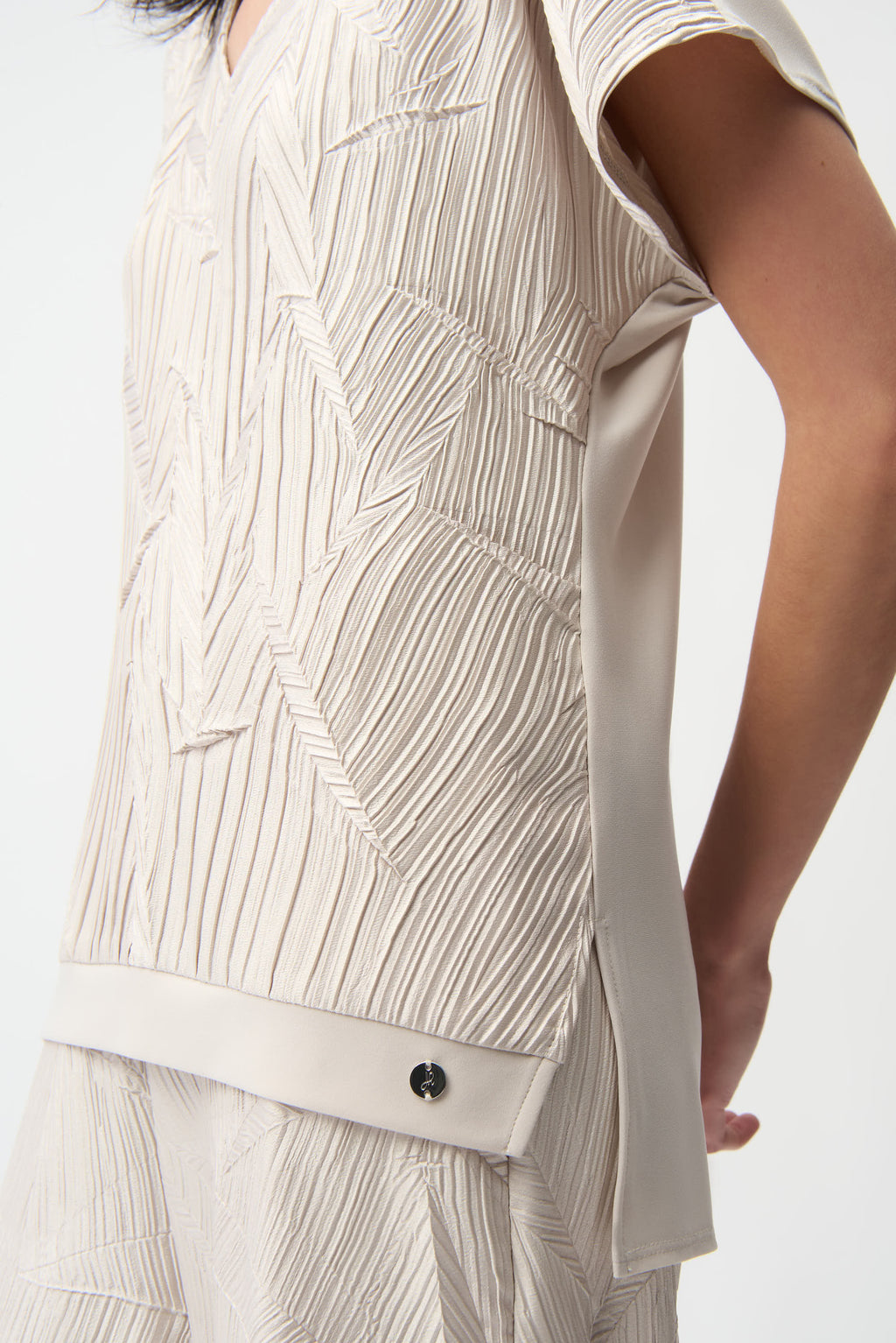 Blouses korte mouw beige Joseph Ribkoff