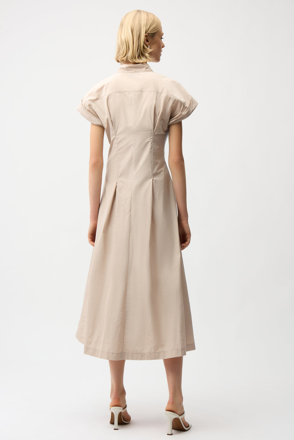 Jurken korte mouw beige Joseph Ribkoff