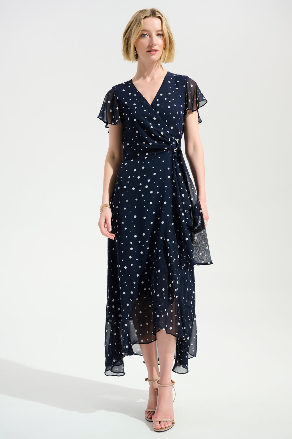 Jurken korte mouw navy Joseph Ribkoff