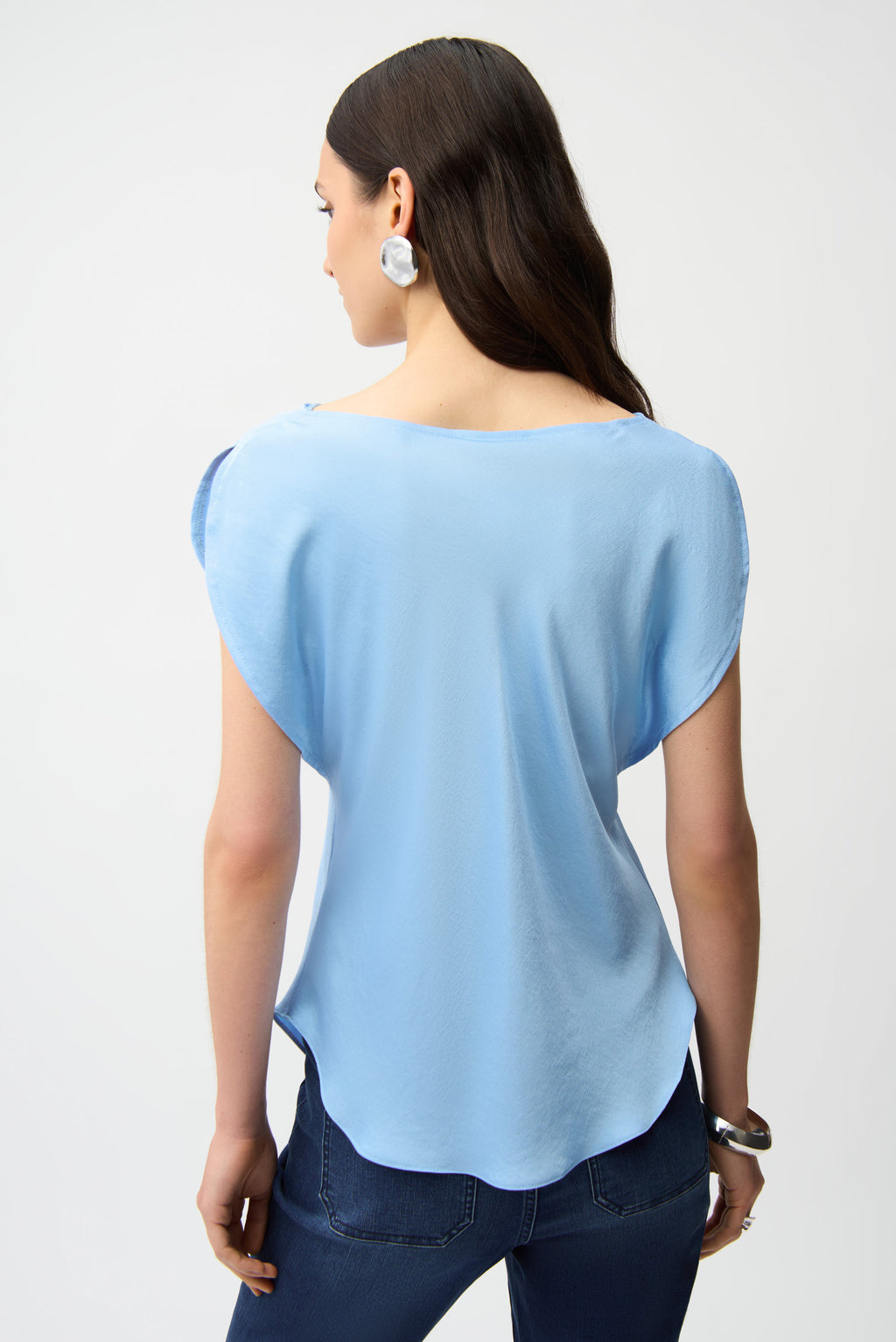 Blouses korte mouw blauw Joseph Ribkoff