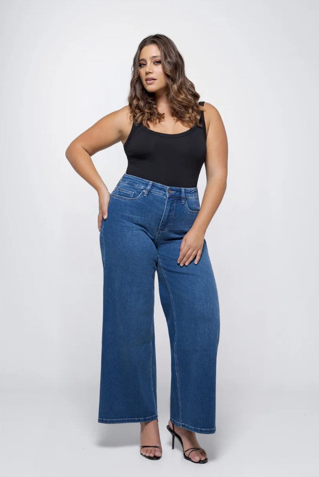 Jeans blauw FOX FACTOR.