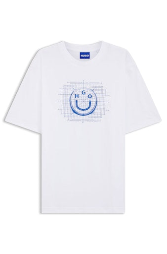 T-shirts lange mouw wit HUGO BLUE