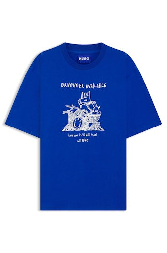 T-shirts korte mouw blauw HUGO BLUE
