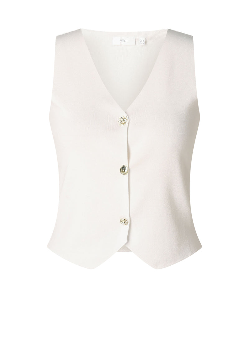 Gilets wit yest curve