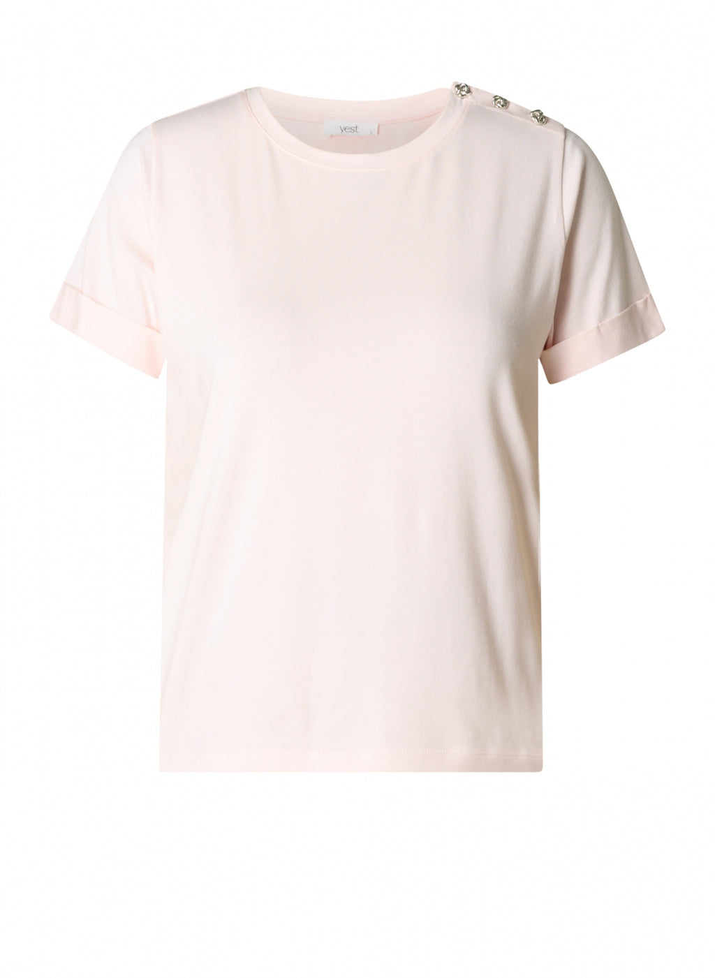 T-shirts korte mouw roze yest curve