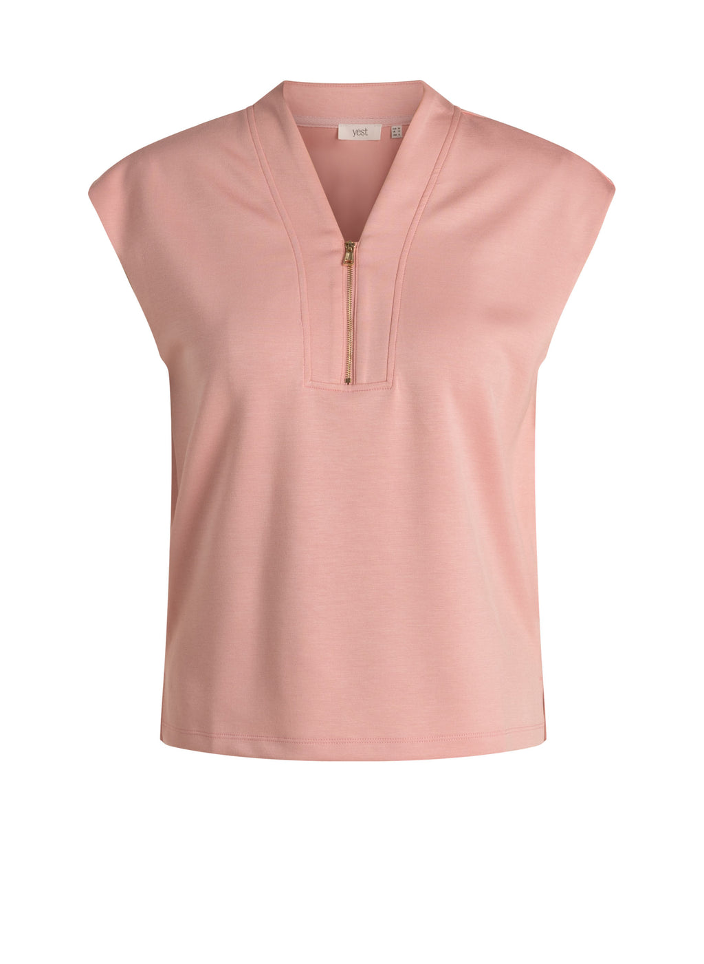 Blouses korte mouw roze yest curve