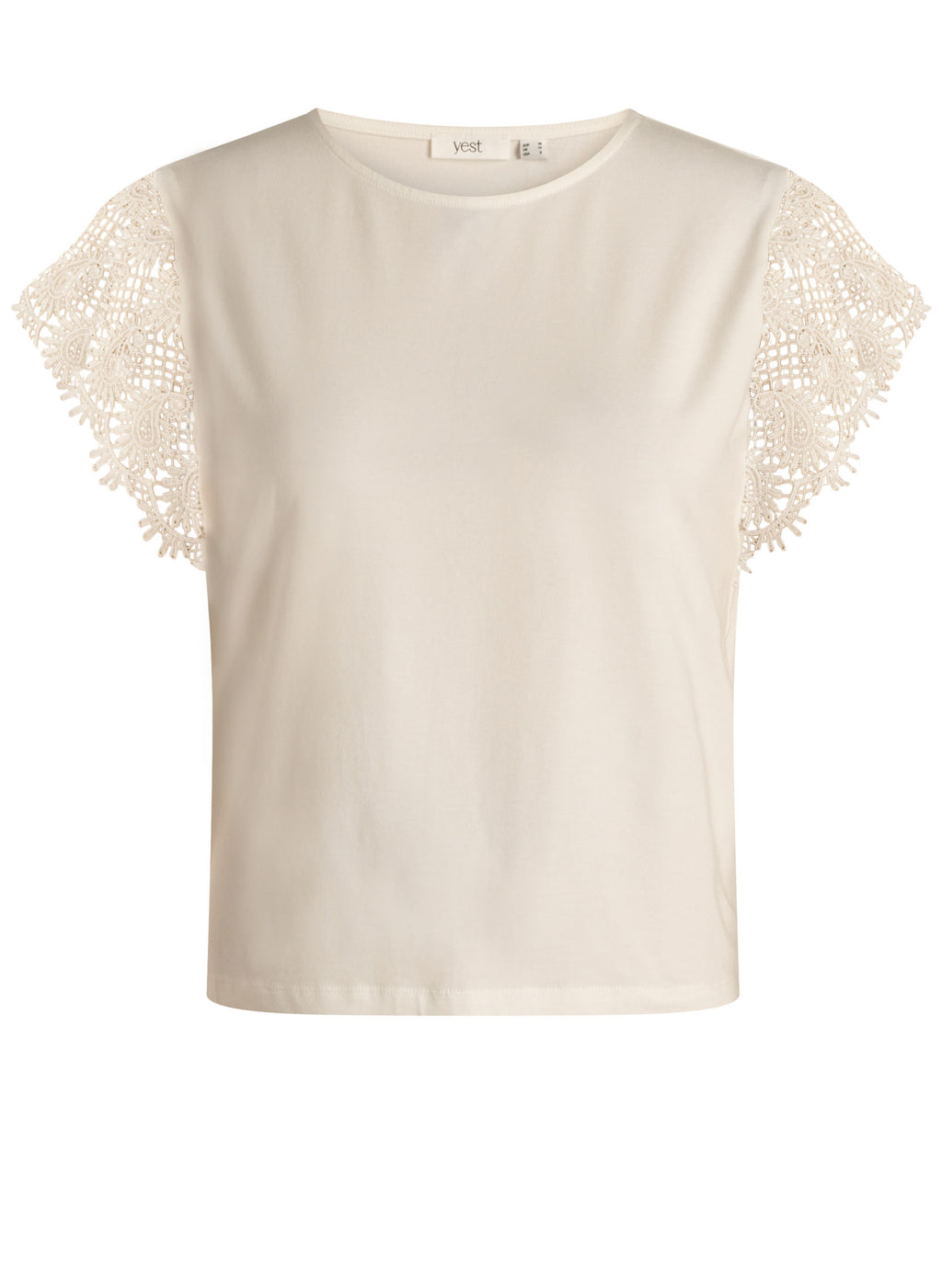 T-shirts korte mouw wit yest curve