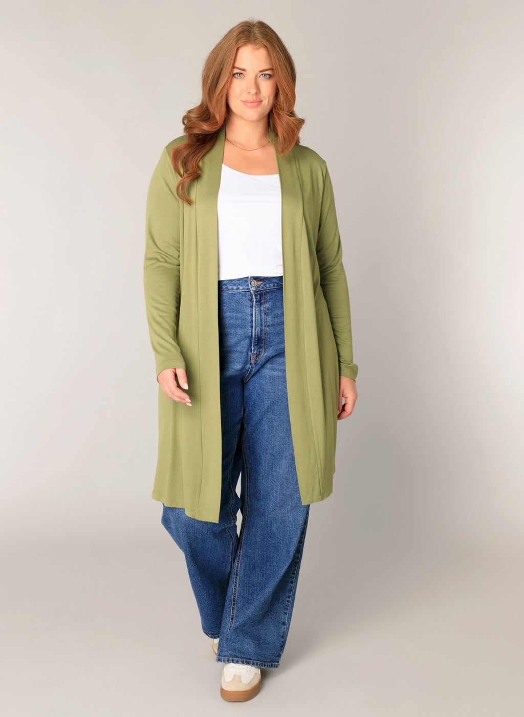 Cardigans groen yest curve